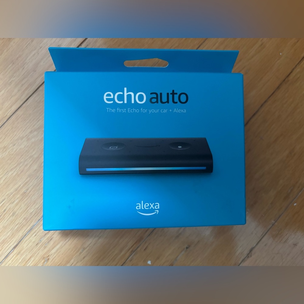 Amazon Certified Refurbished Echo Auto - Hands-free Alexa for Your Car